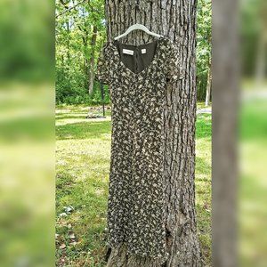 Vintage Dana Buchman Silk Maxi Dress